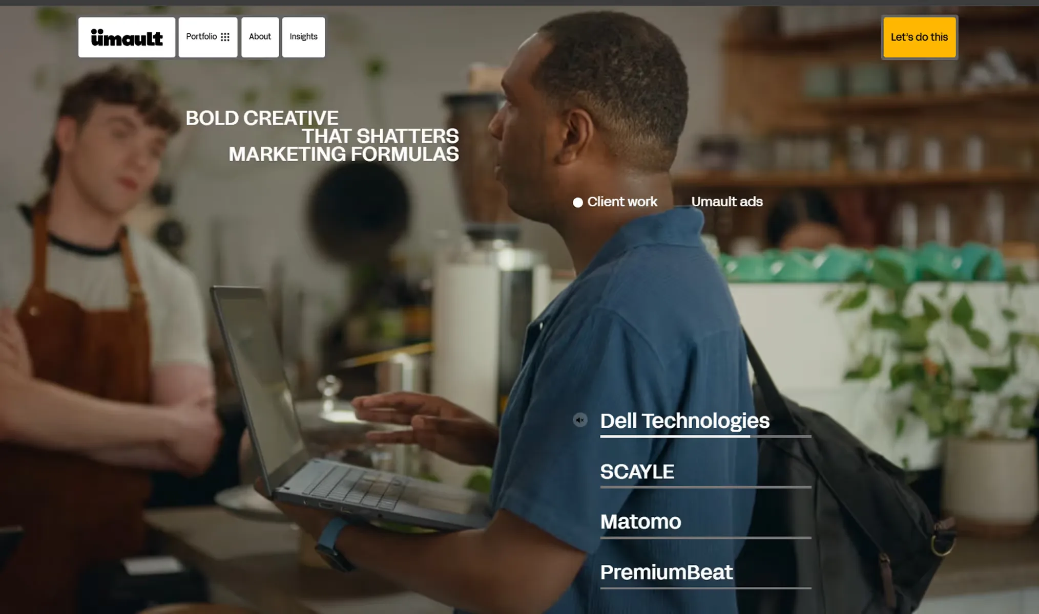 Umault marketing site